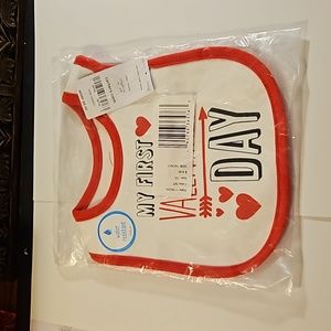 My First Valentine's Day Snap Bib